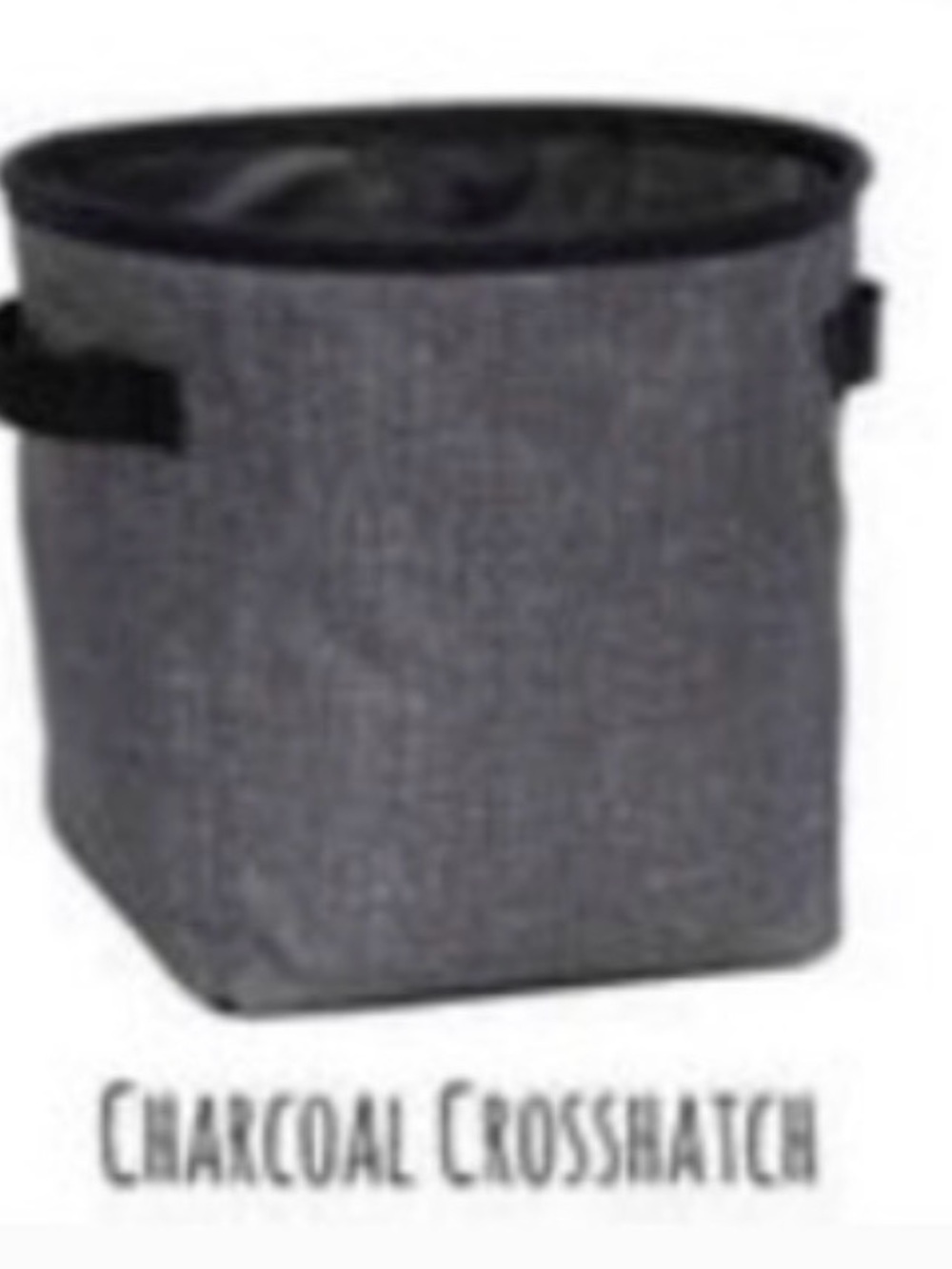 thirty-one Black Round Mini Storage Bin - Compact Party Organizer